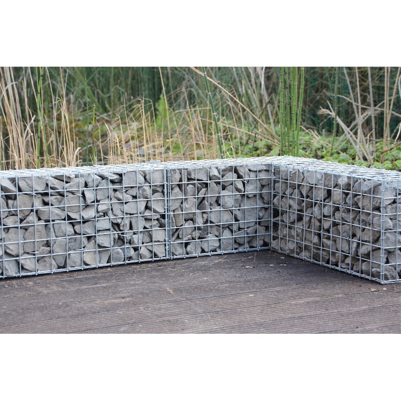 Gabiona - Gabion En Pierre Concassée 100 Cm X 30 Cm X 20 Cm L X H X P Maille 5 X 10 Cm Spirale 95677864 Gabiona - Gabion En Pierre Concassée 100 Cm X 30 Cm X 20 Cm L X H X P Maille 5 X 10 Cm Spirale 95677864